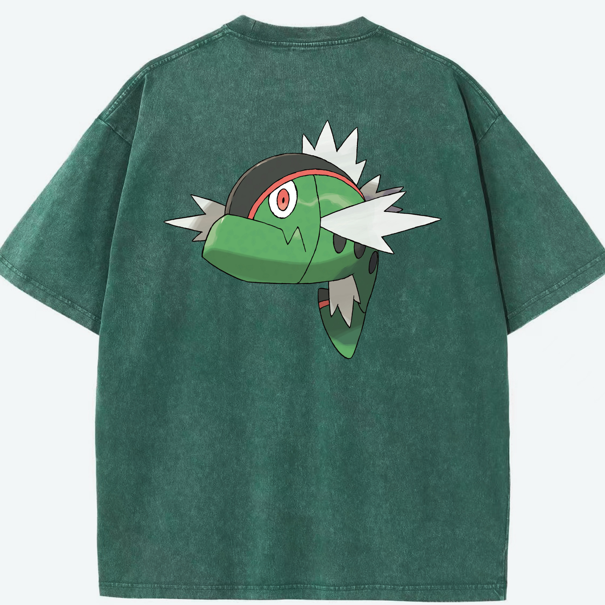（画像用） ポケットモンスター Pokémon 綿100% ヴィンテージ風 半袖Tシャツ（背面プリント）